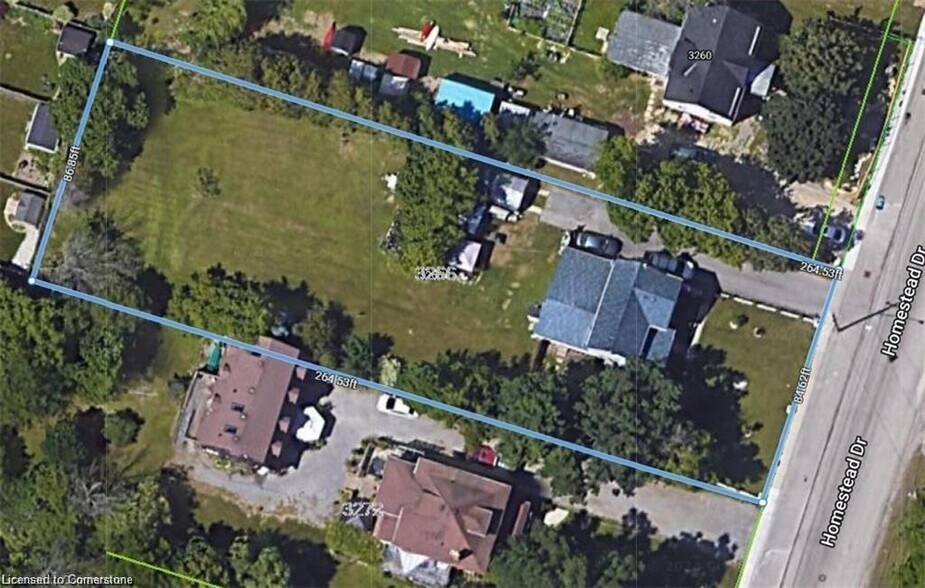 3266 Homestead Dr, Hamilton, ON à vendre - Aérien – Image 2 sur 2