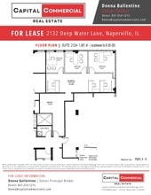 2132 Deep Water Ln, Naperville, IL à louer Plan d’étage– Image 1 sur 1
