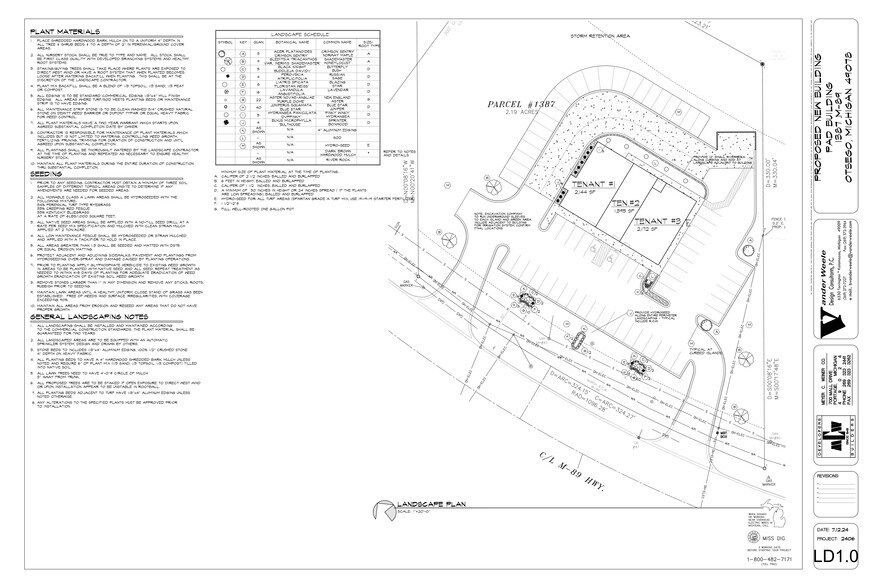 1387 E M 89, Otsego, MI à louer - Plan de site – Image 2 sur 2