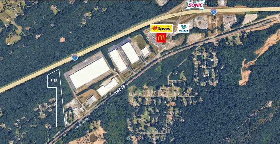 U.S. 78, Moody, AL à vendre - Aérien – Image 1 sur 2