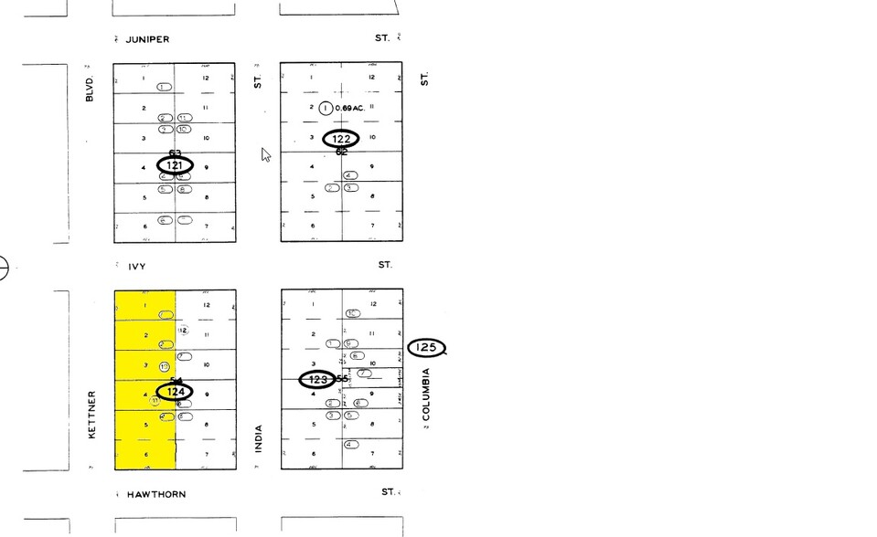 2155 Kettner Blvd, San Diego, CA à louer - Plan cadastral – Image 2 sur 30