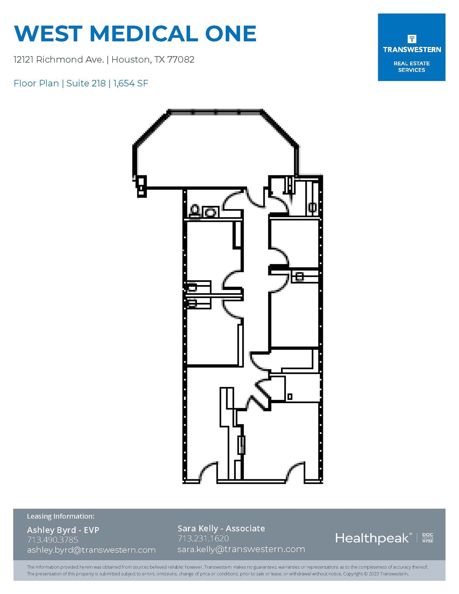 12121 Richmond Ave, Houston, TX à louer Plan d’étage– Image 1 sur 2