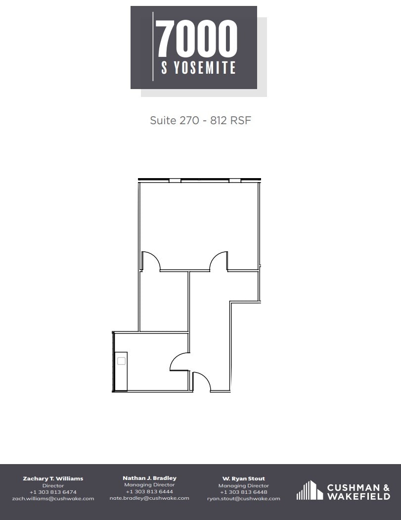 7000 S Yosemite St, Centennial, CO à vendre Plan d’étage– Image 1 sur 1