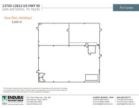 13700-13812 US Highway 90 W, San Antonio, TX à louer Plan d’étage– Image 2 sur 3