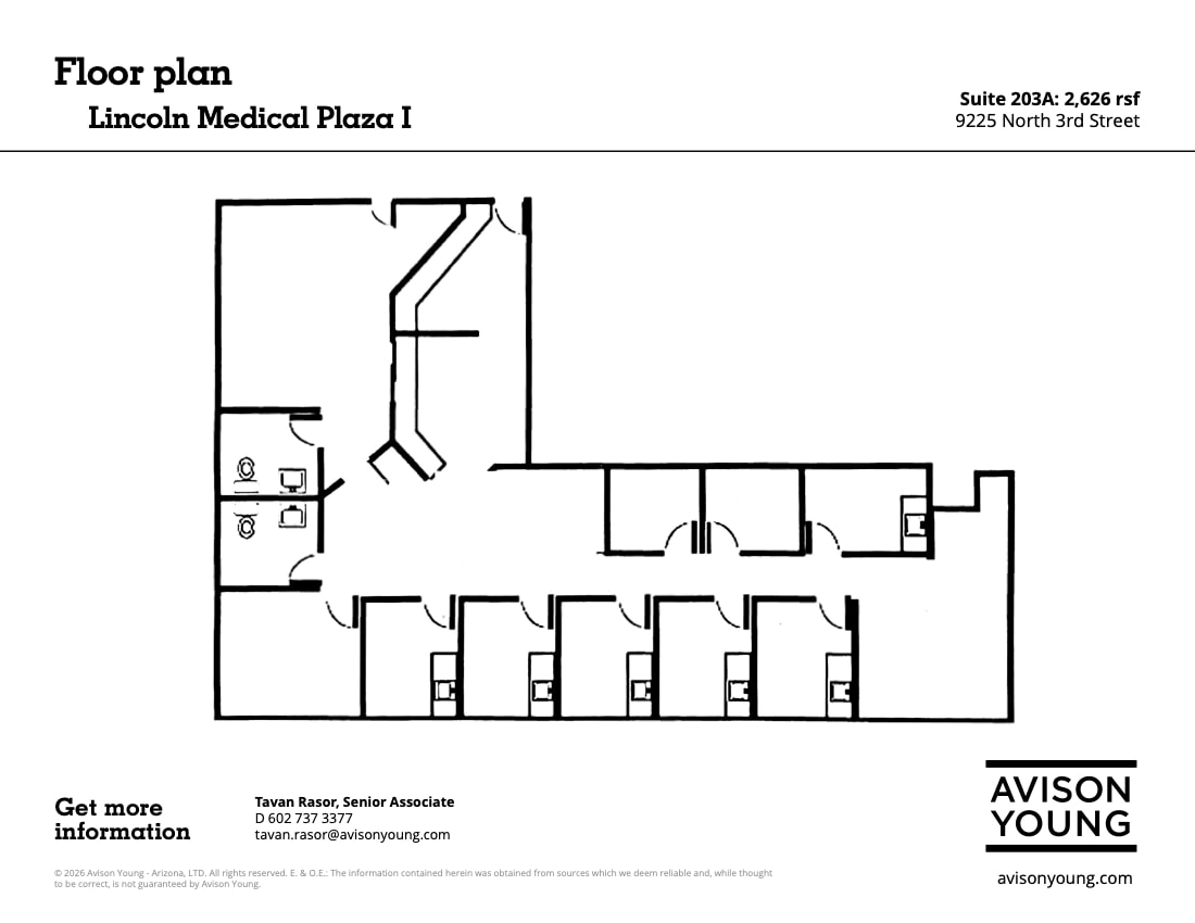 9225 N 3rd St, Phoenix, AZ à louer Plan d’étage– Image 1 sur 9