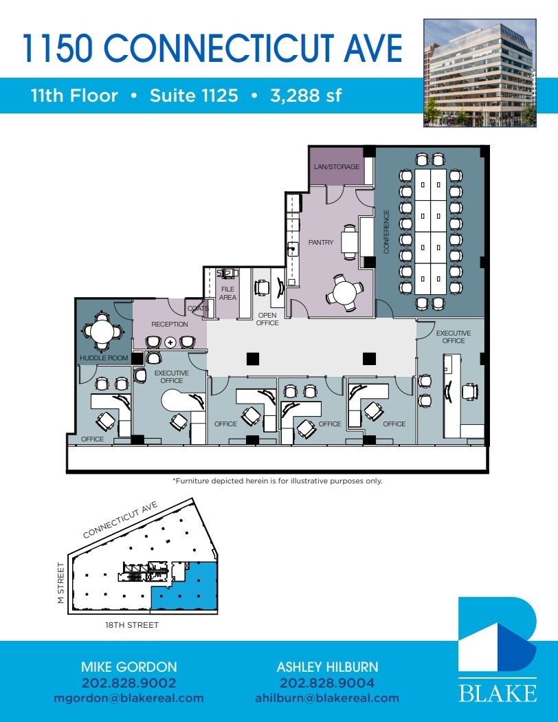 1150 Connecticut Ave NW, Washington, DC à louer Plan d’étage– Image 1 sur 1
