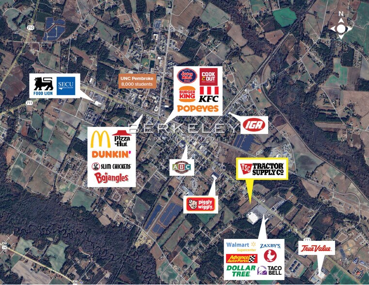 8129 NC-711, Pembroke, NC à vendre - Photo de l’immeuble – Image 3 sur 3