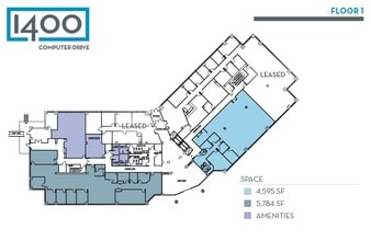 1400 Computer Dr, Westborough, MA à louer Plan d’étage– Image 1 sur 1