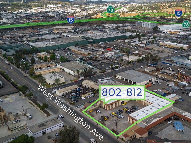 802-812 W Washington Ave, Escondido, CA à vendre - Photo de l’immeuble – Image 2 sur 13