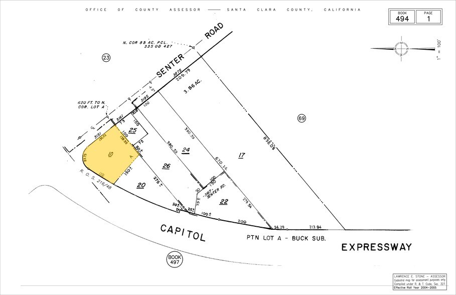 3151 Senter Rd, San Jose, CA à louer - Plan cadastral – Image 1 sur 1