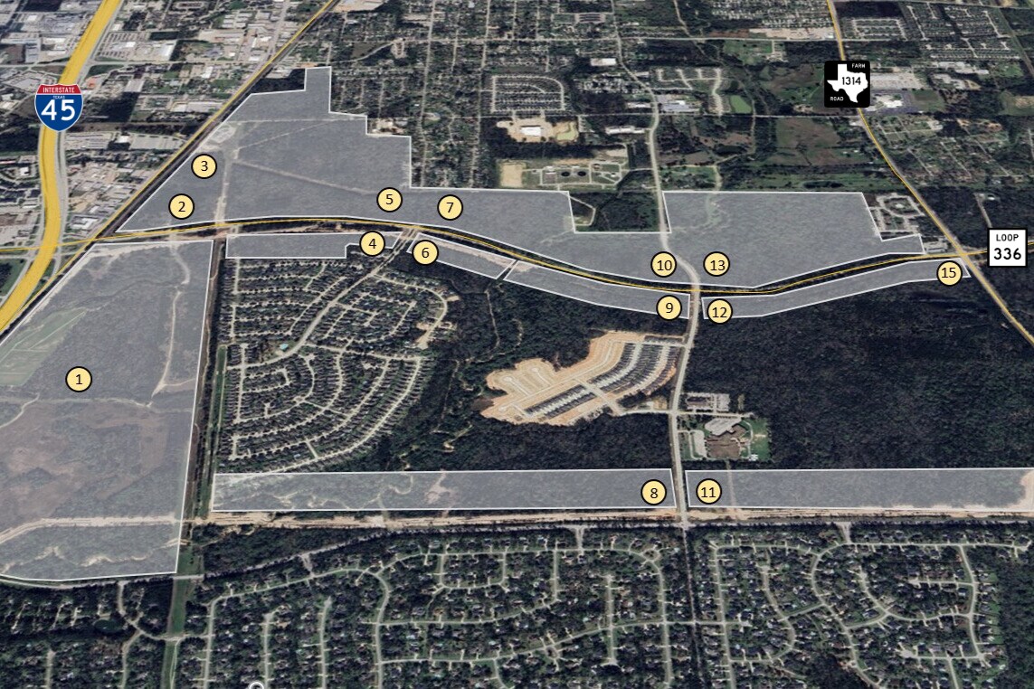 SWC Stewarts Dr & S. Loop 336, Conroe, TX à vendre Aérien– Image 1 sur 2