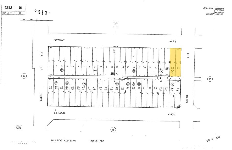 2701 Dawson Ave, Signal Hill, CA à louer - Plan cadastral – Image 2 sur 8