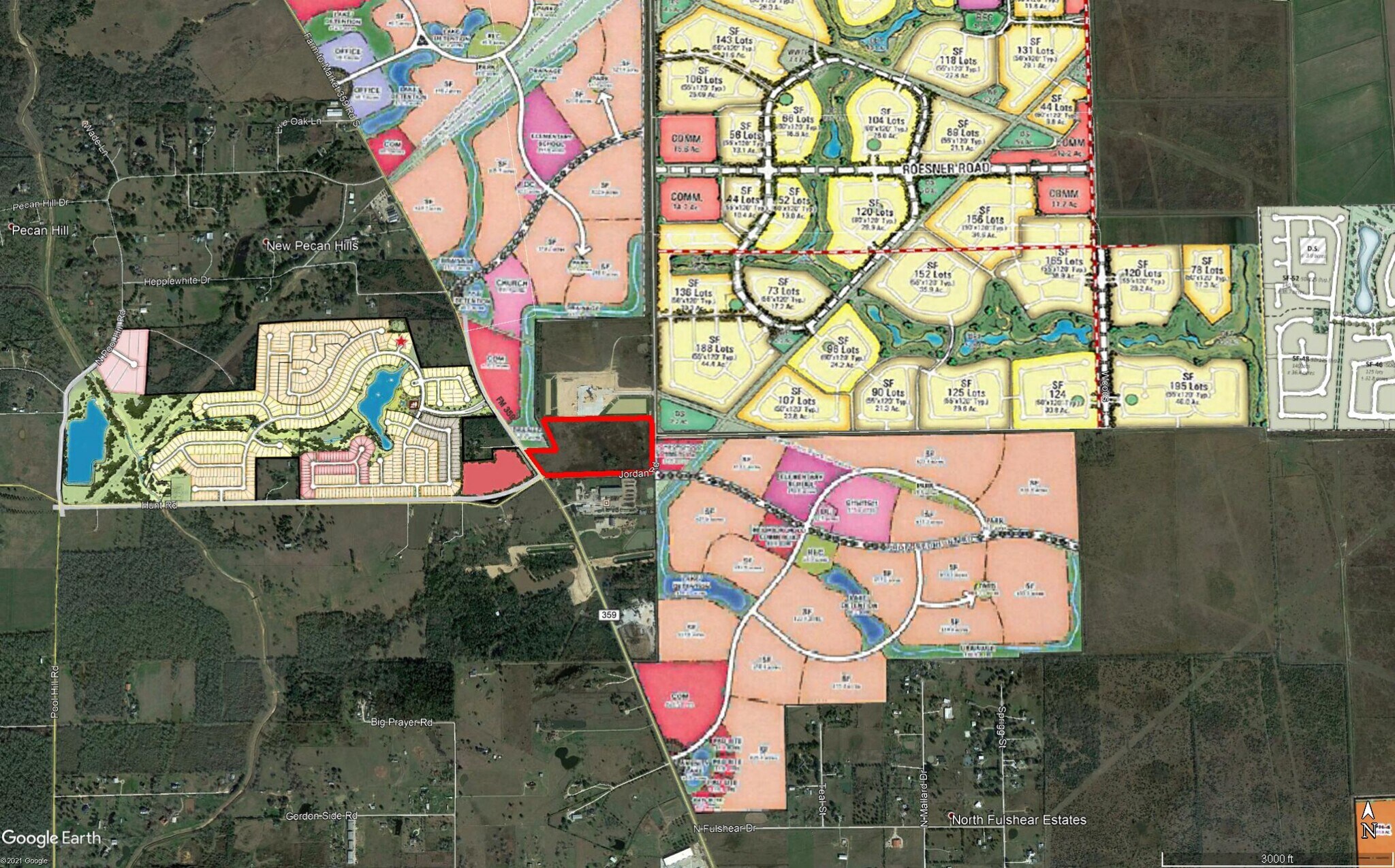FM 359/Jordan Rd, Fulshear, TX à vendre Aérien– Image 1 sur 4