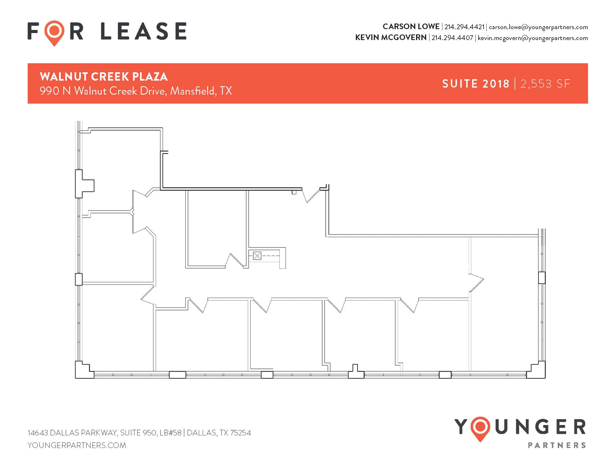 990 N Walnut Creek Dr, Mansfield, TX à louer Plan d’étage– Image 1 sur 1