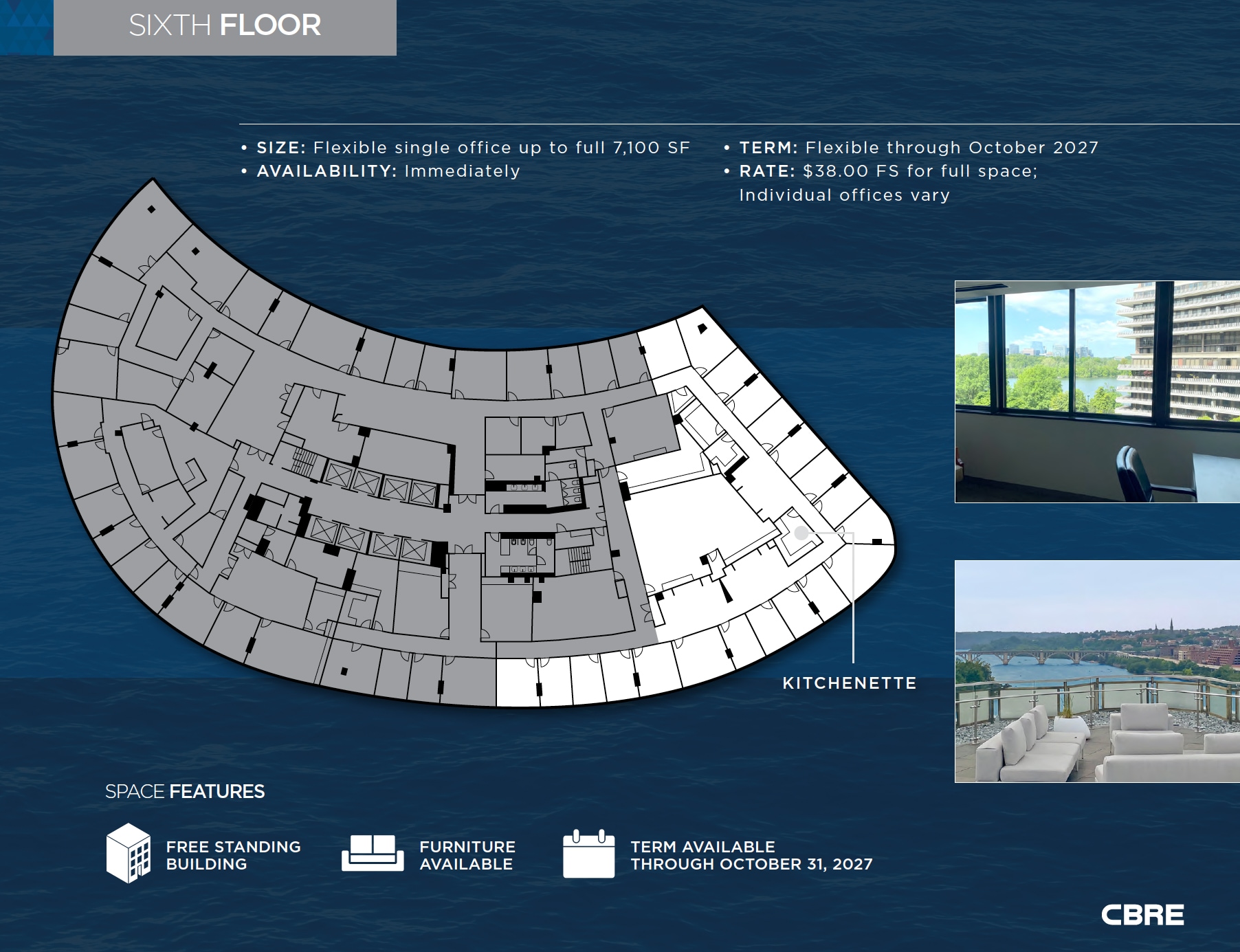 600 New Hampshire Ave NW, Washington, DC à louer Plan d’étage– Image 1 sur 1