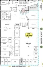 211 Fulton St, Peoria, IL à louer Plan de site– Image 2 sur 3