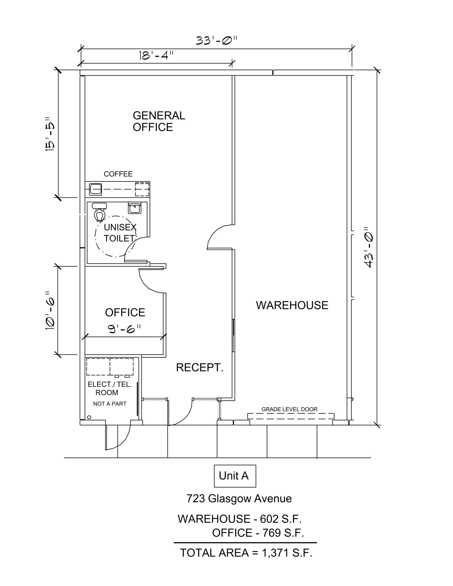721 S Glasgow Ave, Inglewood, CA à louer Plan de site– Image 1 sur 1