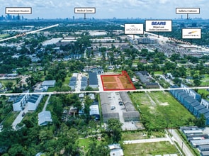 417 Thornton Rd, Houston, TX - Vue aérienne vue de carte