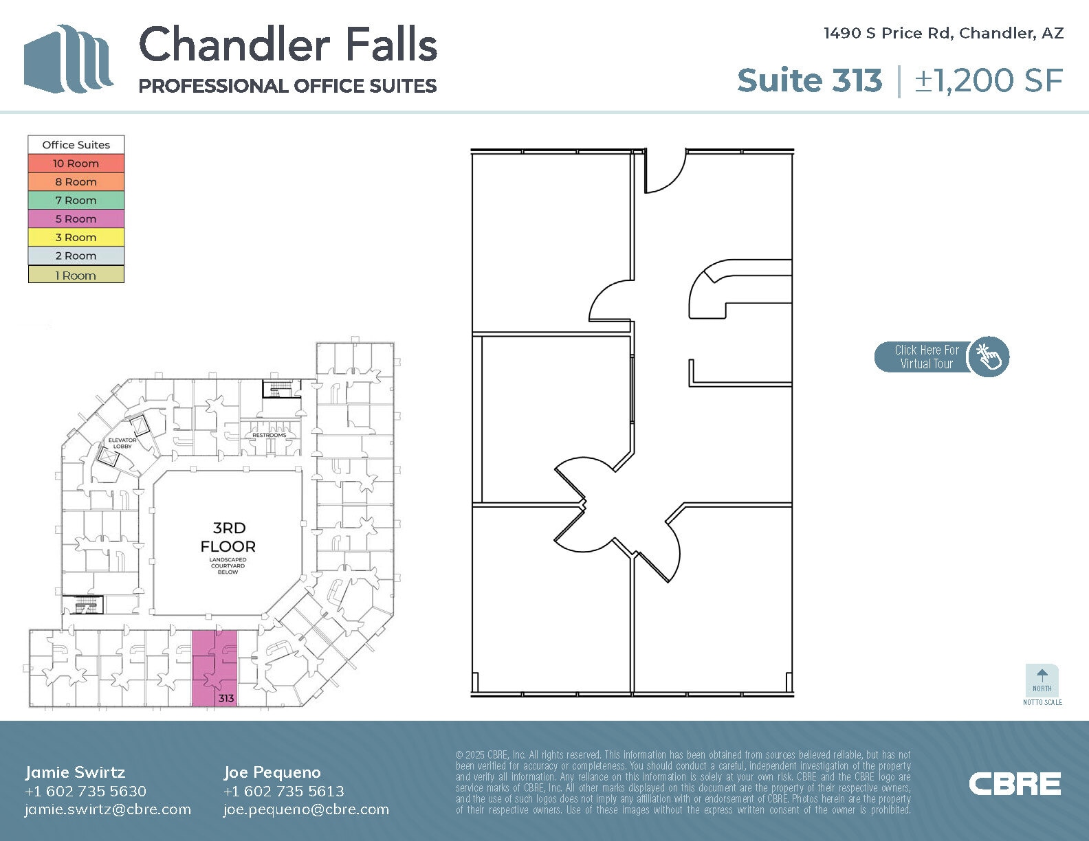 1490 S Price Rd, Chandler, AZ à louer Plan d’étage– Image 1 sur 10
