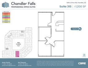 1490 S Price Rd, Chandler, AZ à louer Plan d’étage– Image 1 sur 10