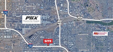 4221 E Raymond St, Phoenix, AZ - Vue aérienne vue de carte