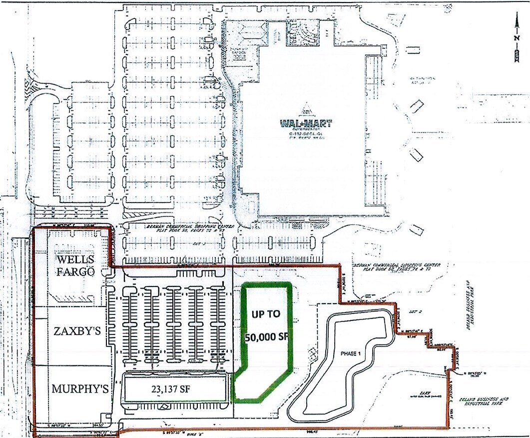 1697 N Woodland Blvd, Deland, FL à louer Plan de site– Image 1 sur 2