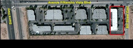 654 Rancho Vista Blvd, Palmdale, CA - VUE AÉRIENNE  vue de carte