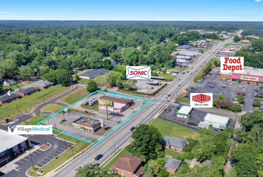1136 W Taylor St, Griffin, GA à vendre - Aérien – Image 2 sur 10