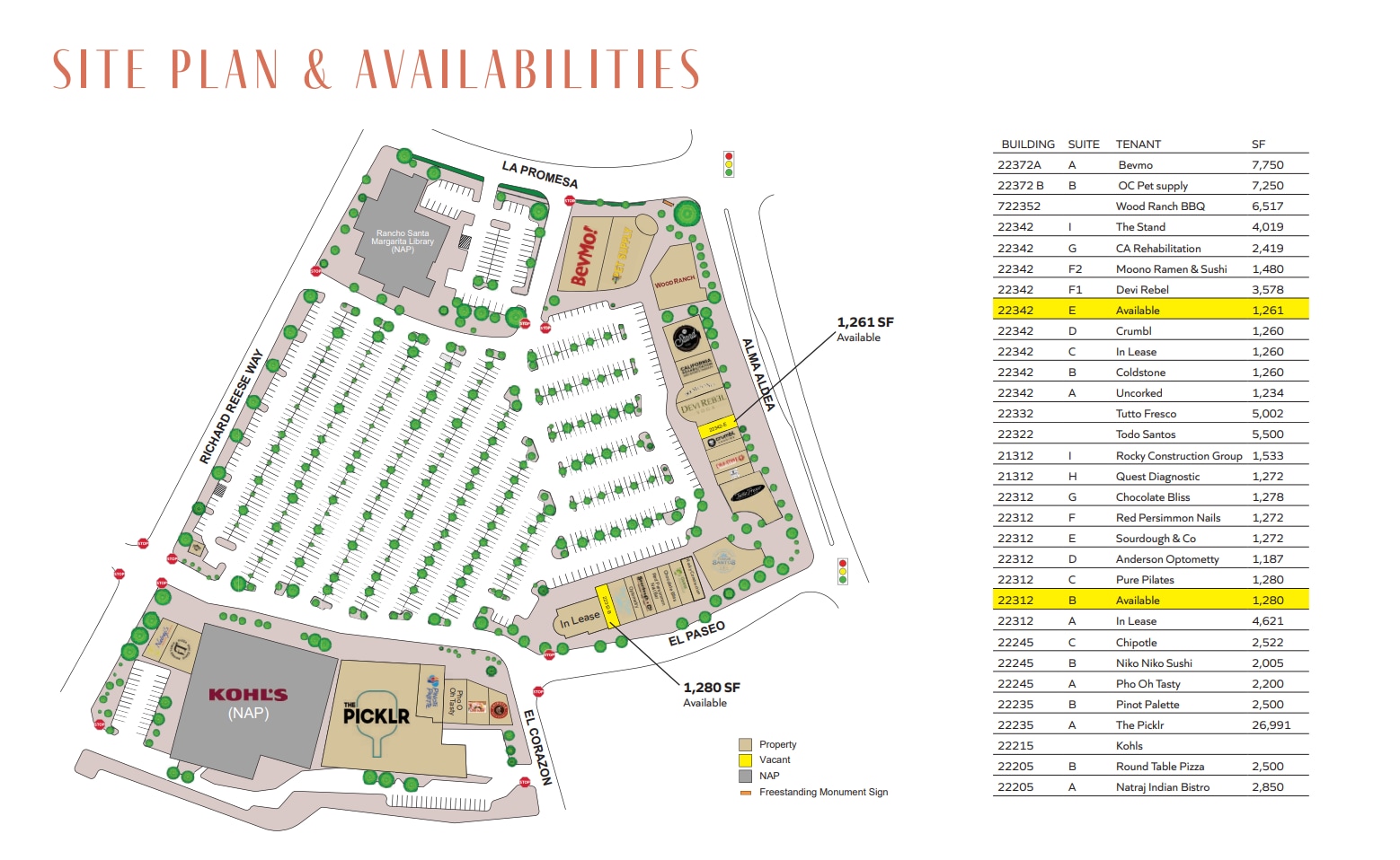 22205-22372 El Paseo, Rancho Santa Margarita, CA à louer Photo intérieure– Image 1 sur 1