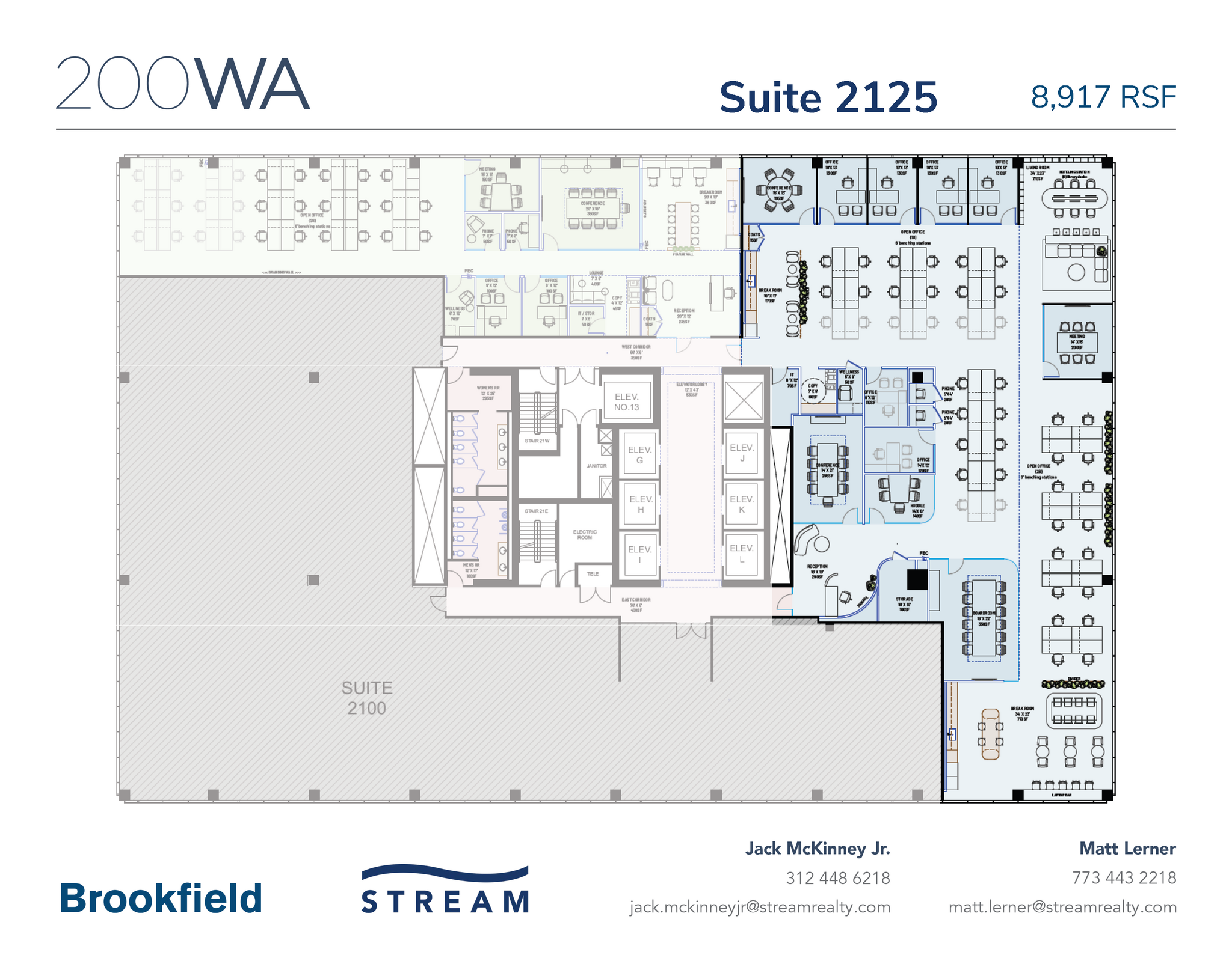 200 W Adams St, Chicago, IL à louer Plan d’étage– Image 1 sur 2