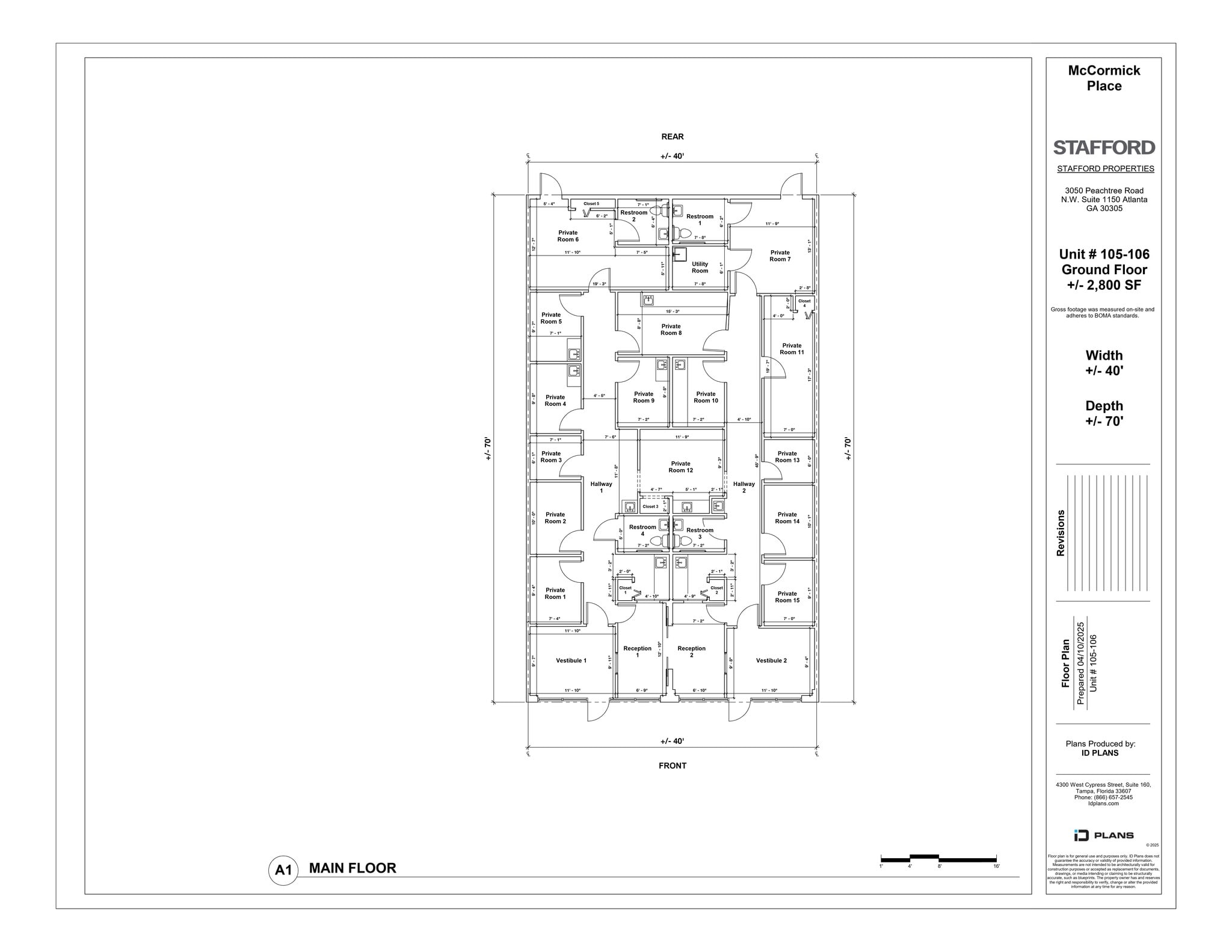 McCormick Dr, Tifton, GA à louer Plan de site– Image 1 sur 1