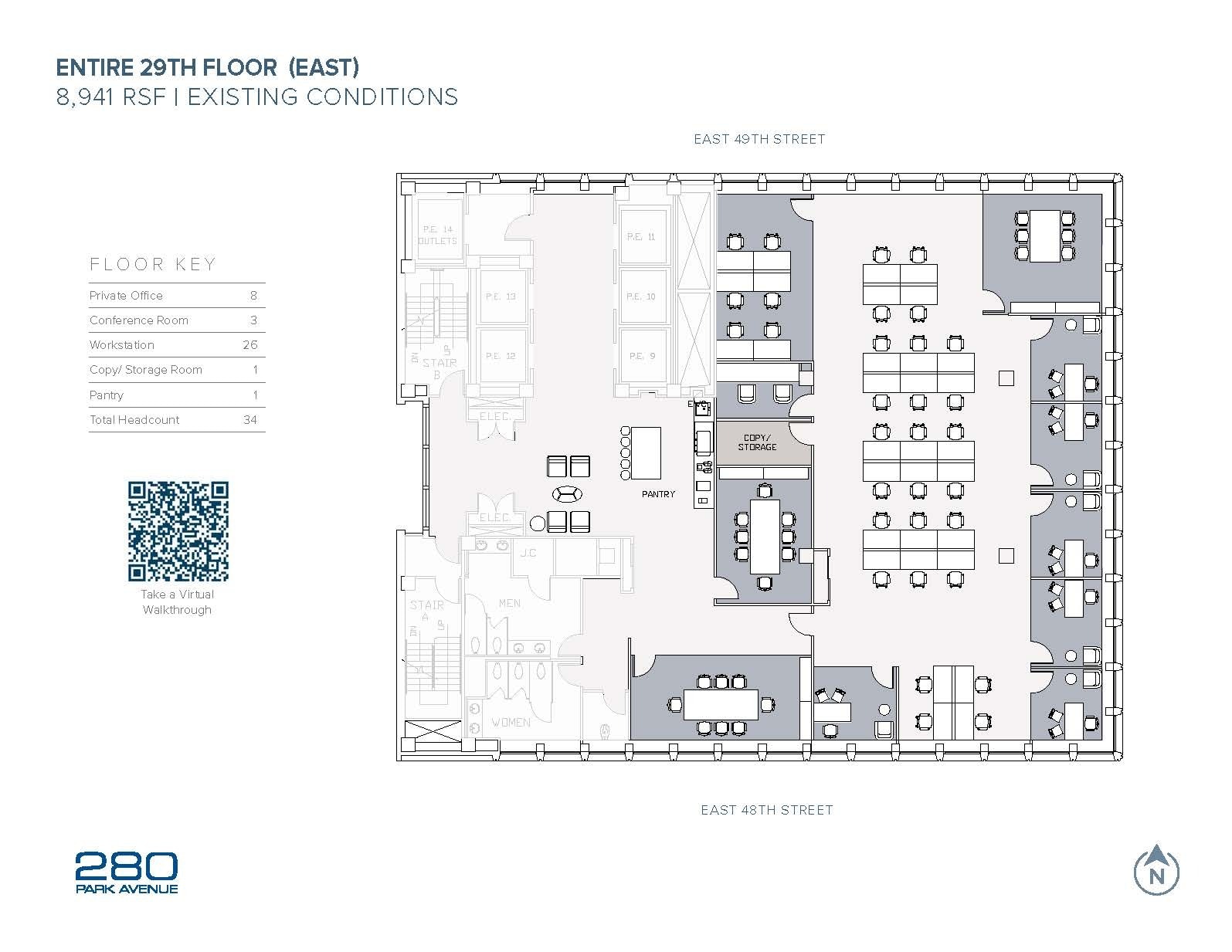 280 Park Ave, New York, NY à louer Plan d’étage– Image 1 sur 3