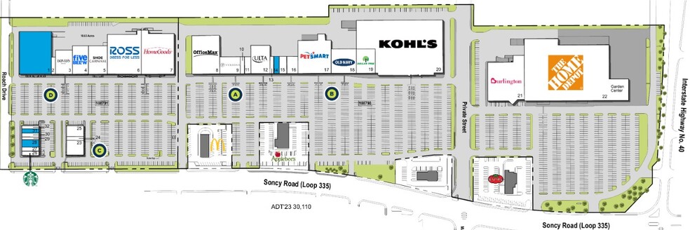 2500-3130 S Soncy Rd, Amarillo, TX à louer - Photo de l’immeuble – Image 3 sur 21