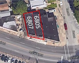 6805-6807 Marshall Rd, Upper Darby, PA - VUE AÉRIENNE  vue de carte