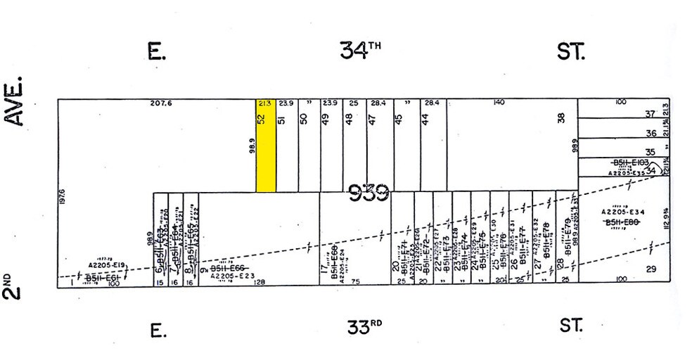 314 E 34th St, New York, NY à louer - Plan cadastral – Image 3 sur 4