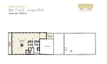 520 Rue Frédéric Joliot Curie, Aix-en-Provence à louer Plan d’étage– Image 1 sur 1