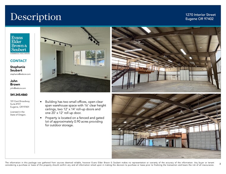 1270 Interior St, Eugene, OR à louer - Photo de l’immeuble – Image 3 sur 10