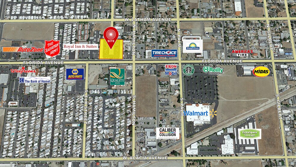 1200 W Florida Ave, Hemet, CA à louer - Aérien – Image 3 sur 10