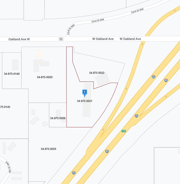 3303 W Oakland Ave, Austin, MN à vendre - Plan cadastral – Image 2 sur 2