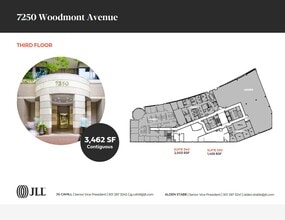 4801-4809 Bethesda Ave, Bethesda, MD à louer Plan d’étage– Image 2 sur 2