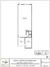 6901 K Ave, Plano, TX à louer Plan d’étage– Image 1 sur 1