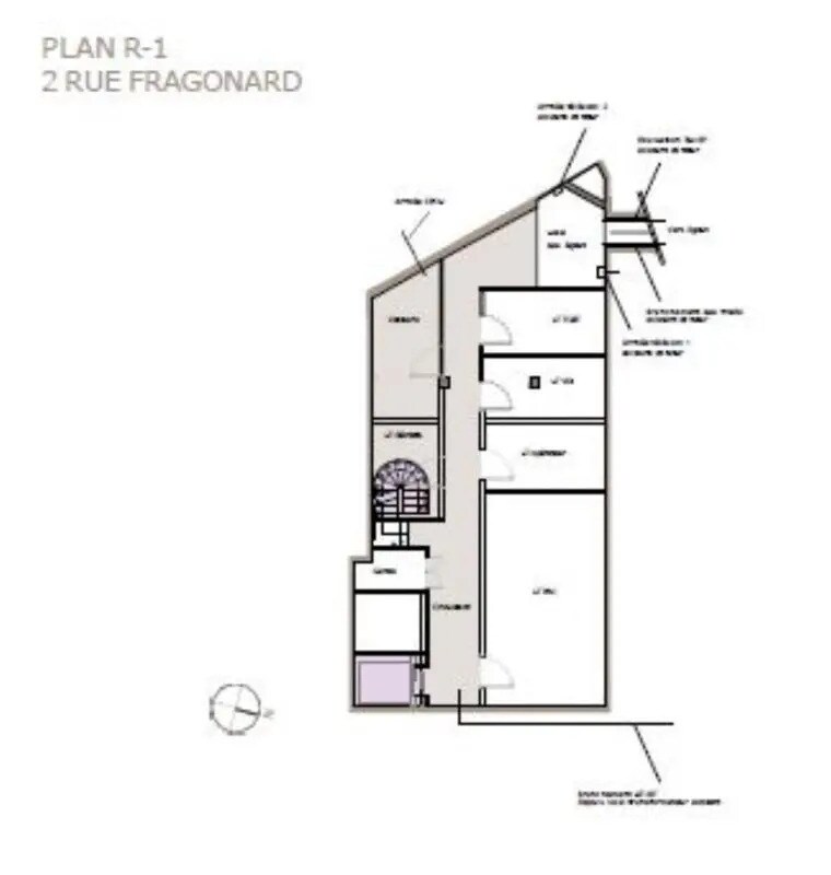 Bureau dans Paris à louer Plan d’étage– Image 1 sur 1