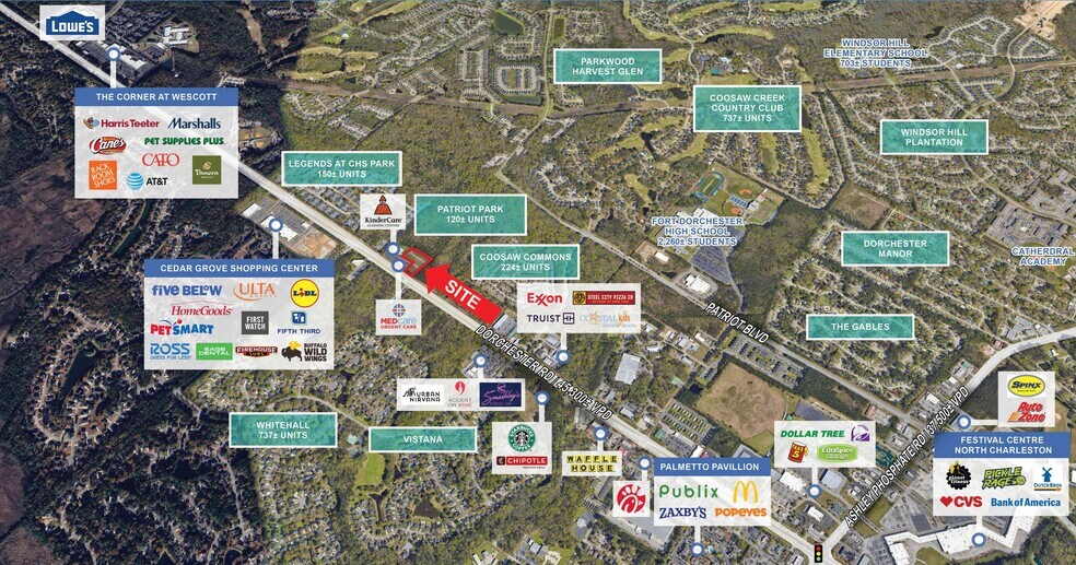 8710 Dorchester Rd, North Charleston, SC à louer - Photo de l’immeuble – Image 2 sur 3