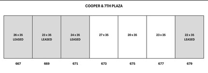 669-677 Cooper St, Monroe, MI à louer Plan d’étage– Image 1 sur 2
