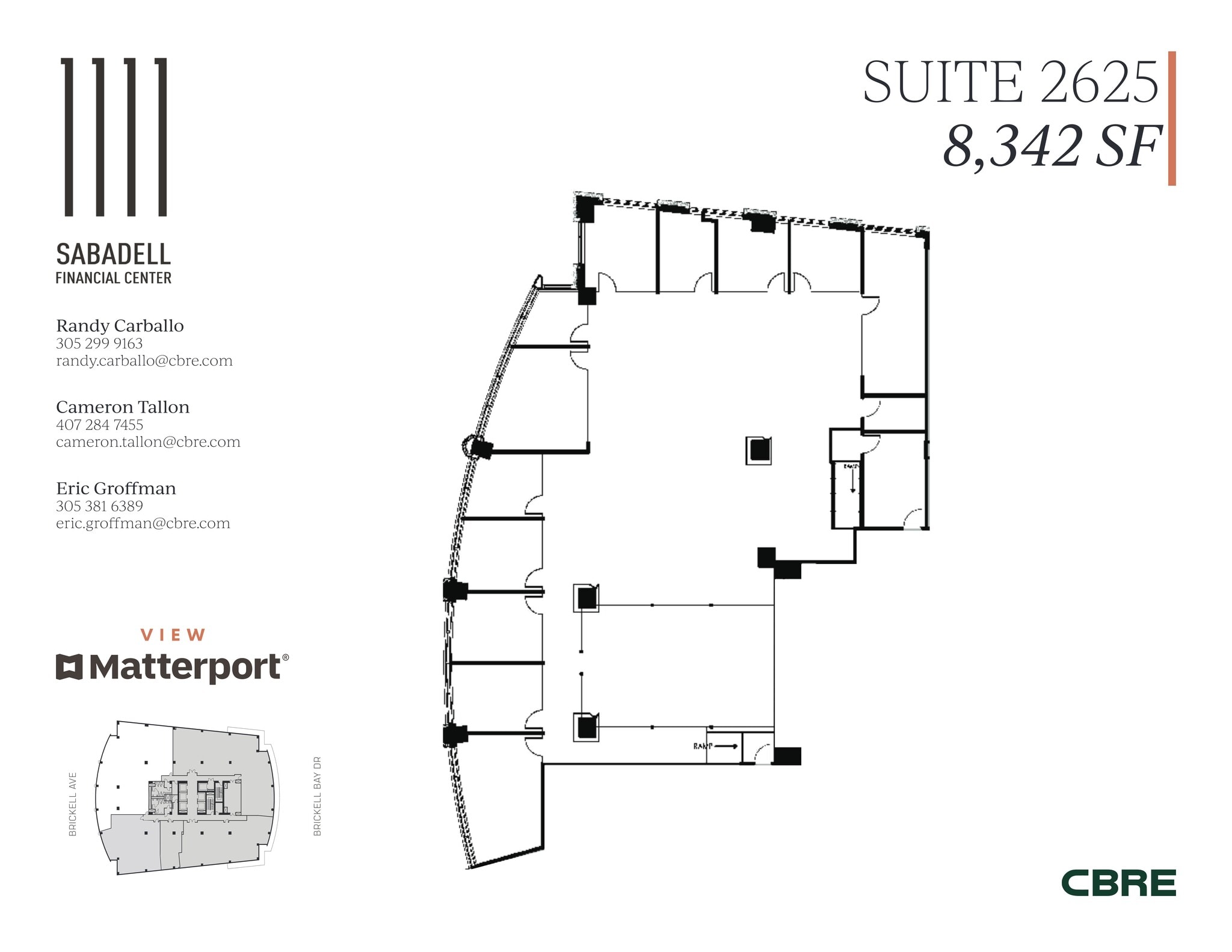 1111 Brickell Ave, Miami, FL à louer Plan de site– Image 1 sur 11