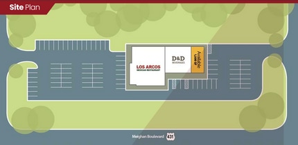 410 W Meighan Blvd, Gadsden, AL à louer Plan de site– Image 1 sur 1