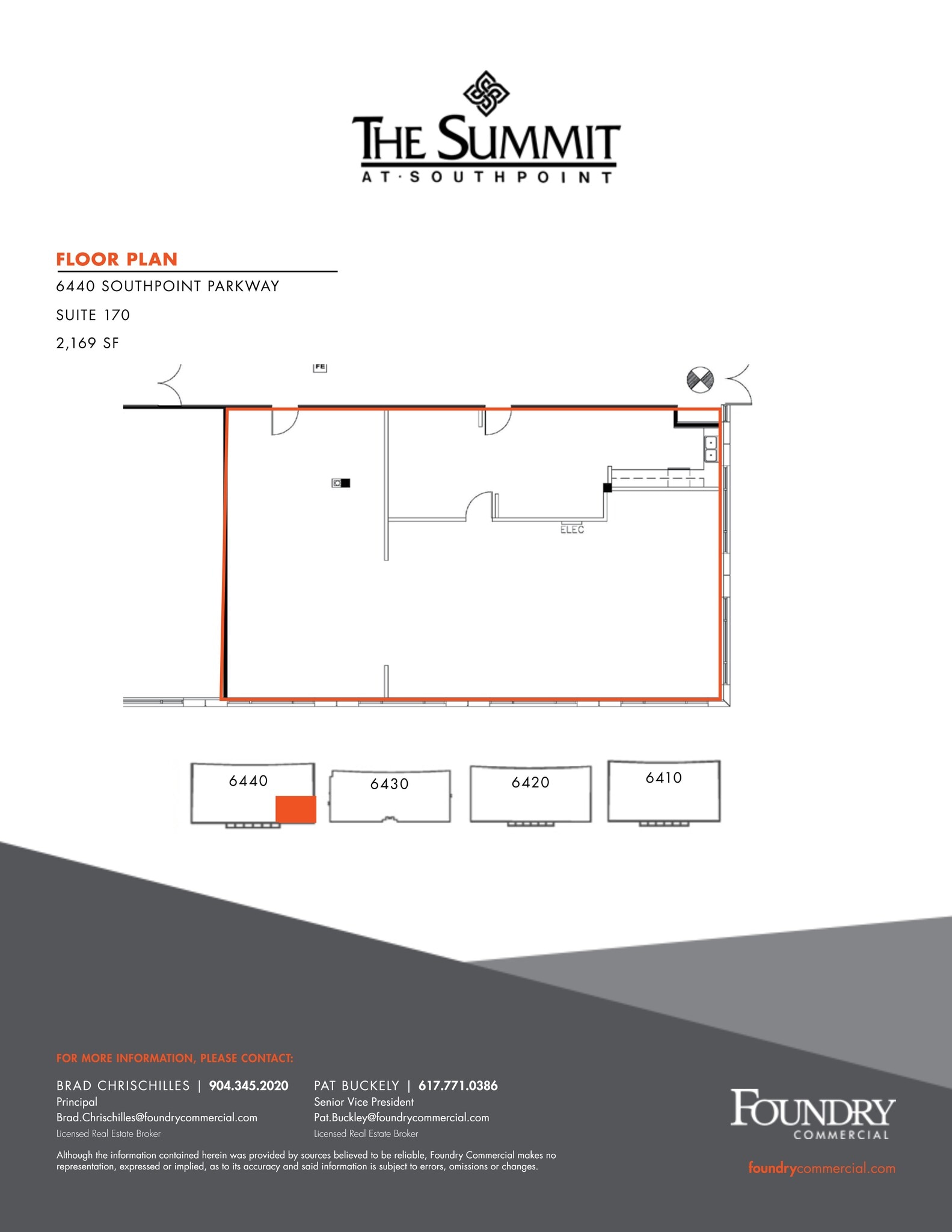 6420 Southpoint Pky, Jacksonville, FL à louer Plan de site– Image 1 sur 2
