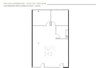 1310-1430 Harbor Bay Pky, Alameda, CA à louer Plan d’étage– Image 1 sur 1