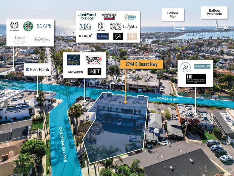 2744 E Coast Hwy, Corona Del Mar, CA à vendre - Photo de l’immeuble – Image 3 sur 11