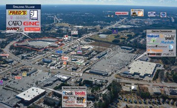 100 Spalding Square, Griffin, GA - VUE AÉRIENNE vue de carte